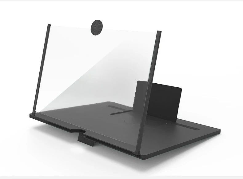 12/10" HD Screen Magnifier Phone Amplifier Anti Blue Light Eye Protection Multi-Function Desktop Stand For iPhone Samsung Xiaomi