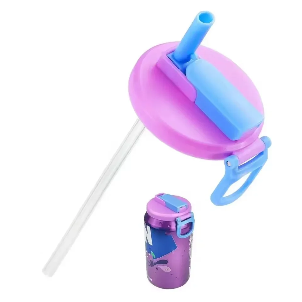 Travel Soda Lid Soda Lid Cover Reusable Silicone Soda Lids with Straws Bpa-free Covers for Standard Beverage Cans for Picnics